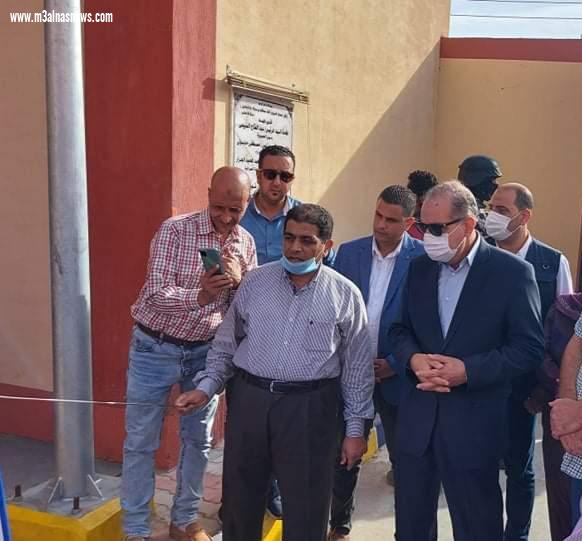 محافظ كفر الشيخ يفتتح مشروع صرف صحى بمصيف بلطيم بتكلفة 138 مليون جنيه