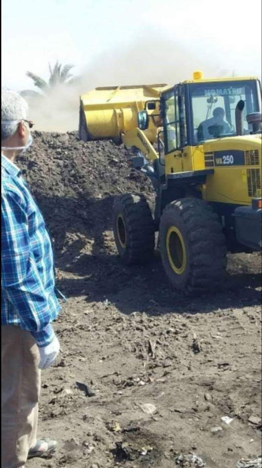 البيئة.. إجراءات عاجلة للتخلص الآمن من مخلفات قرية كفر العجمى بكفر الشيخ