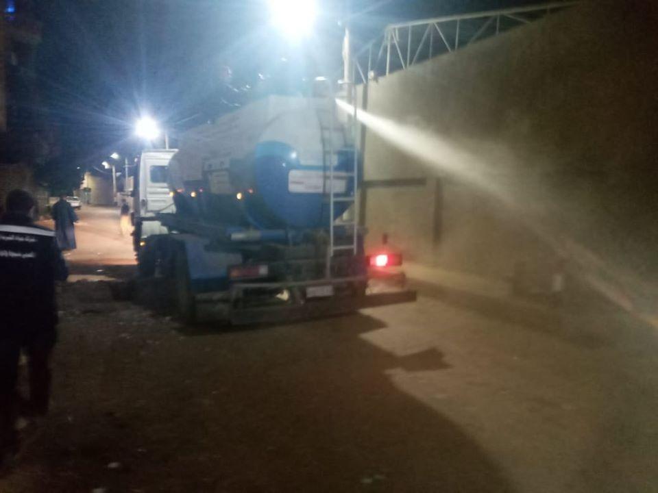 حملات رش وتطهير مستمرة بقرى ومراكز أسيوط للوقاية من فيروس كورونا المستجد