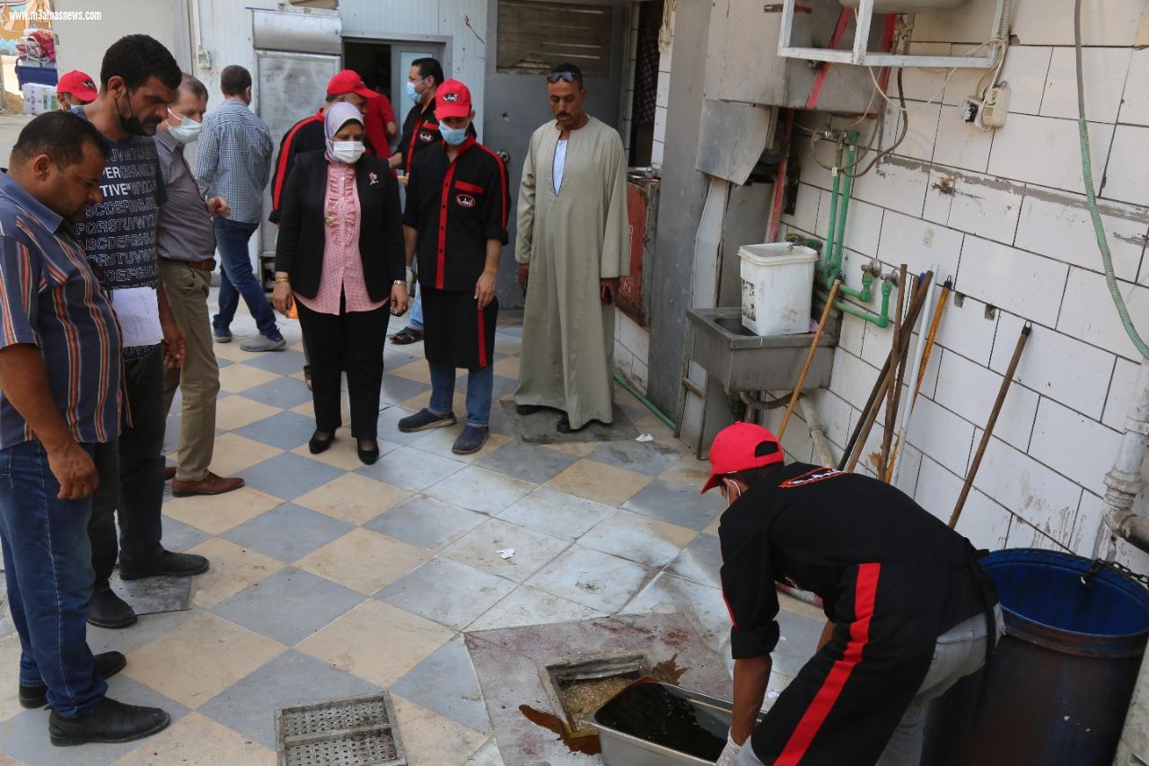 ماضى ومبروك ...  يقودان حملة على الأسواق وتحرير ٤١٢ محضراً متنوعاً بكفر الشيخ