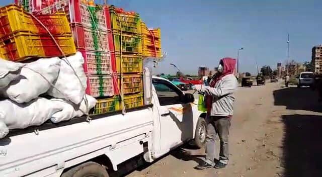 محافظ كفرالشيخ يوجه باستمرار تطهير سوق الجملة بغرب المدينة