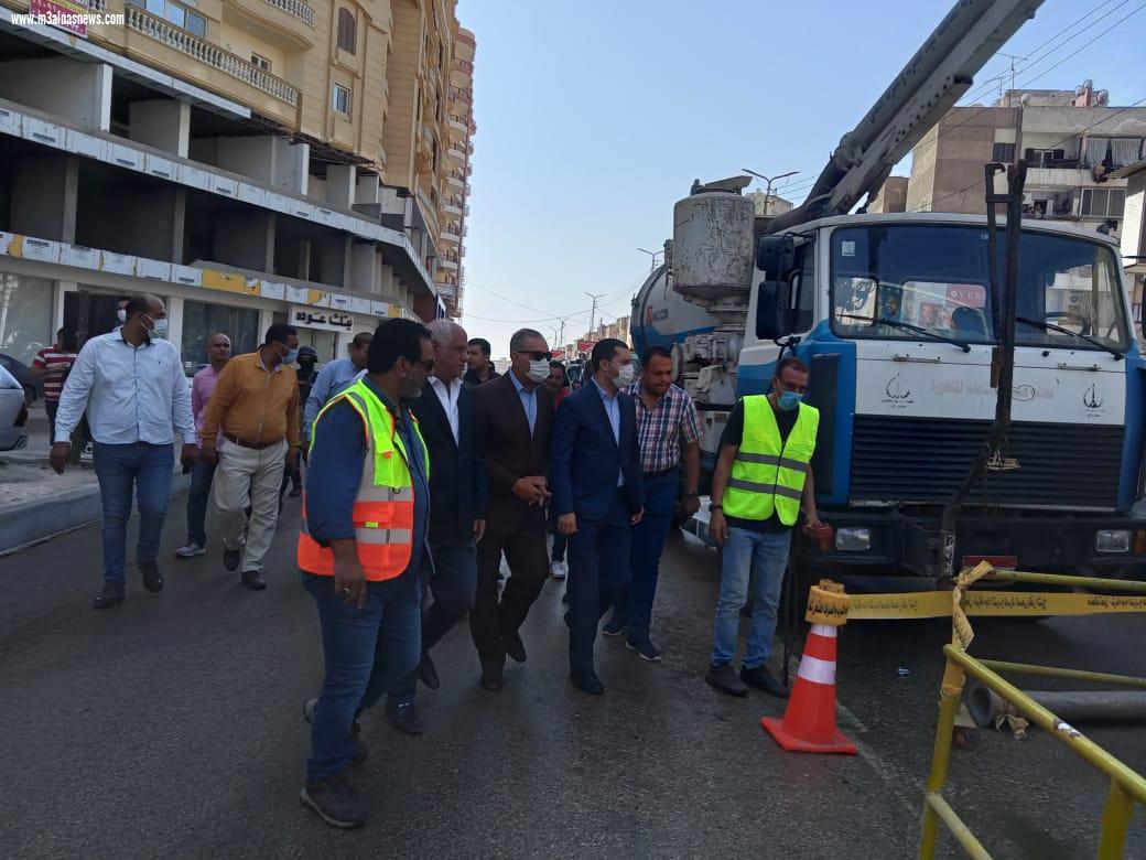 محافظ كفر الشيخ يشهد محاكاة حية لمواجهة الكوارث والسيول ومجابهة الأزمات والطوارئ