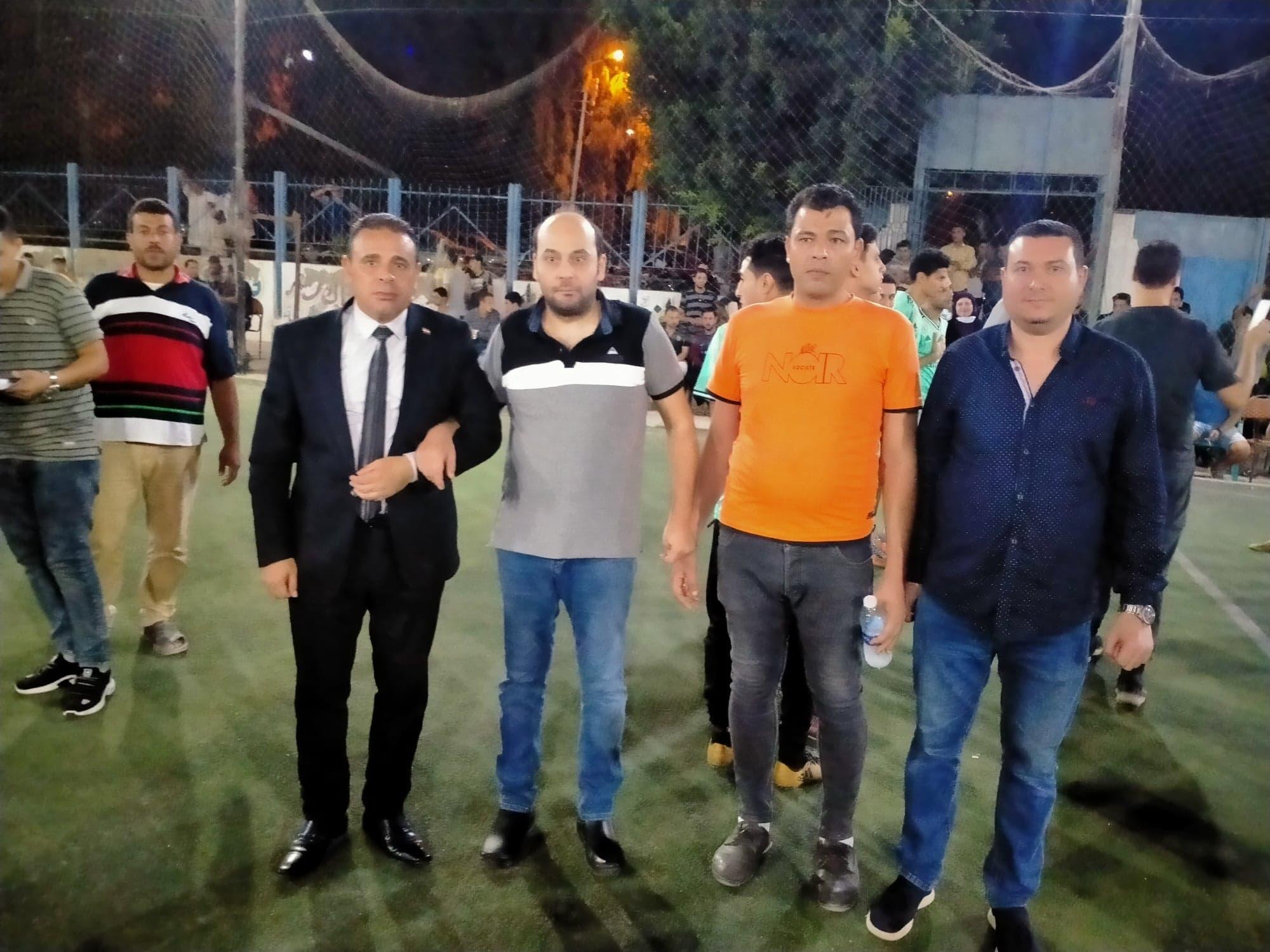 تكريم الطبيب محمود سامى في افتتاح دورة رياضية ببلطيم تحت عنوان شكرًا أطباء مصر