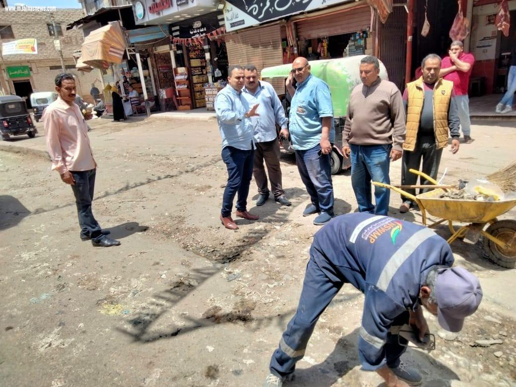 حملات نظافة ورفع كفاءة الإنارة وإزالة الإشغالات بـ 6 مدن ومراكز بكفر الشيخ