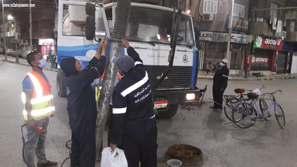 مياه أسيوط ترفع درجة الاستعداد القصوى لمواجهة سوء الأحوال الجوية