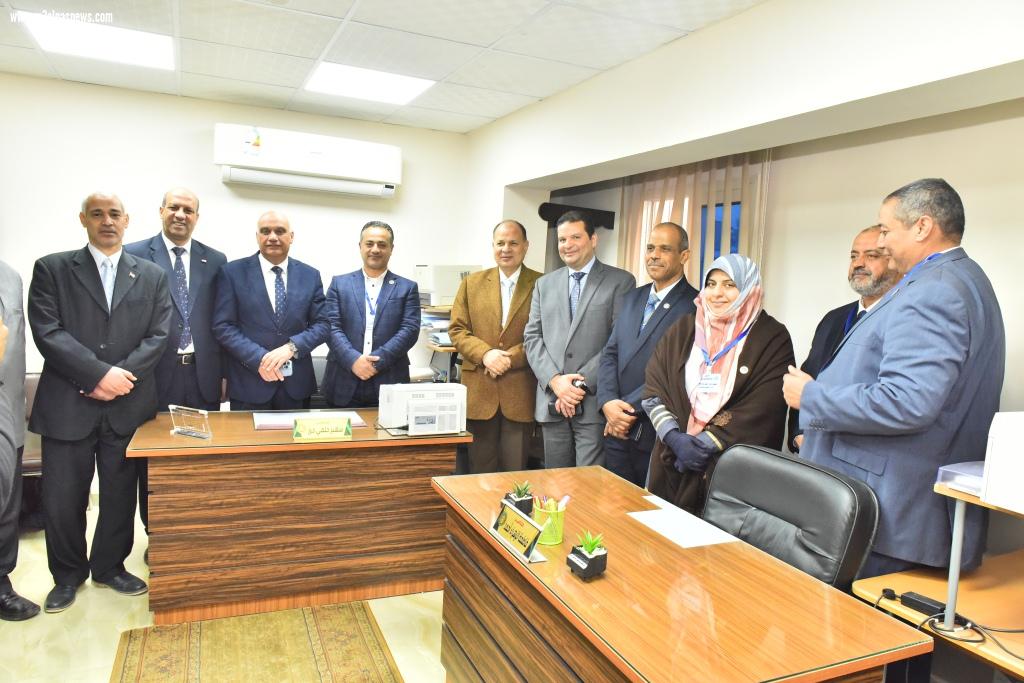 نائب وزير المالية ومحافظ أسيوط يفتتحان أعمال تطوير ورفع كفاءة مبنى المديرية المالية