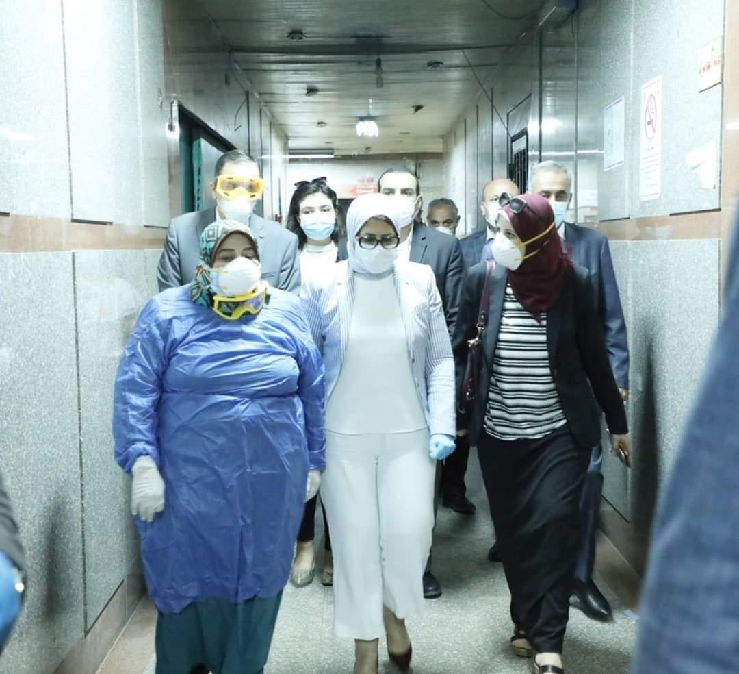 وزيرة الصحة تتفقد مستشفيي منشية البكري وحميات العباسية.. وتتابع ما تم إنجازه من أعمال التطوير ورفع الكفاءة