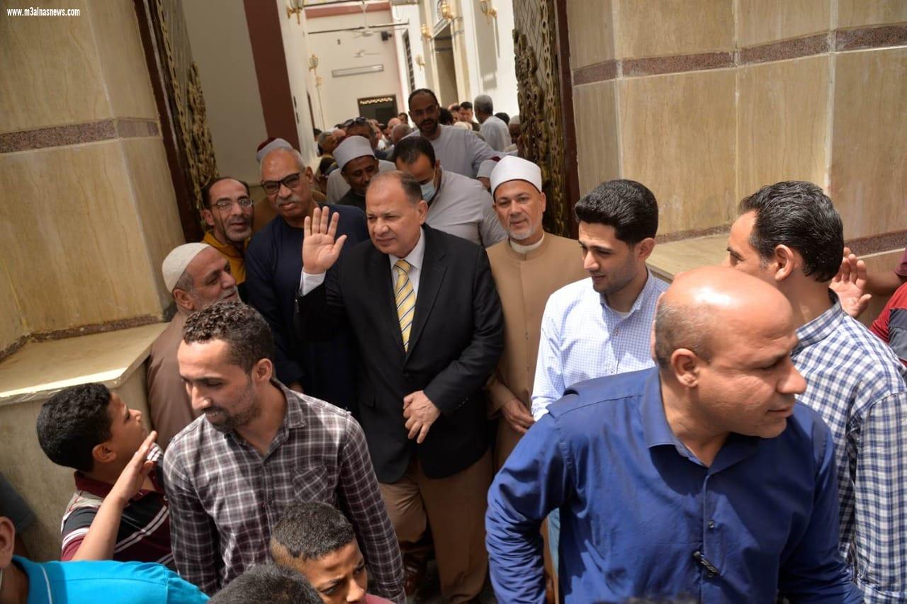 محافظ أسيوط يفتتح مسجد علم الدين الرباطي بمنفلوط بعد تطويره وترميمه ويصلي ظهر الجمعة به
