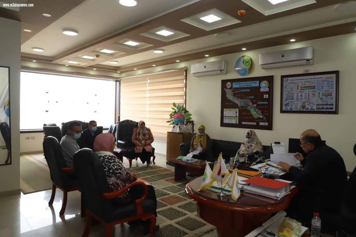 مياه أسيوط تناقش الميزانية المستهدفة للعام المالى القادم 2022/ 2023