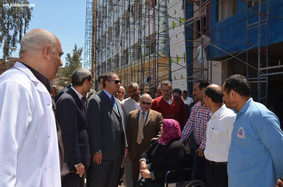 بالصور| محافظ كفرالشيخ يتفقد تطوير وإعادة إنشاء مستشفى قلين المركزى بتكلفة 130 مليون جنيه