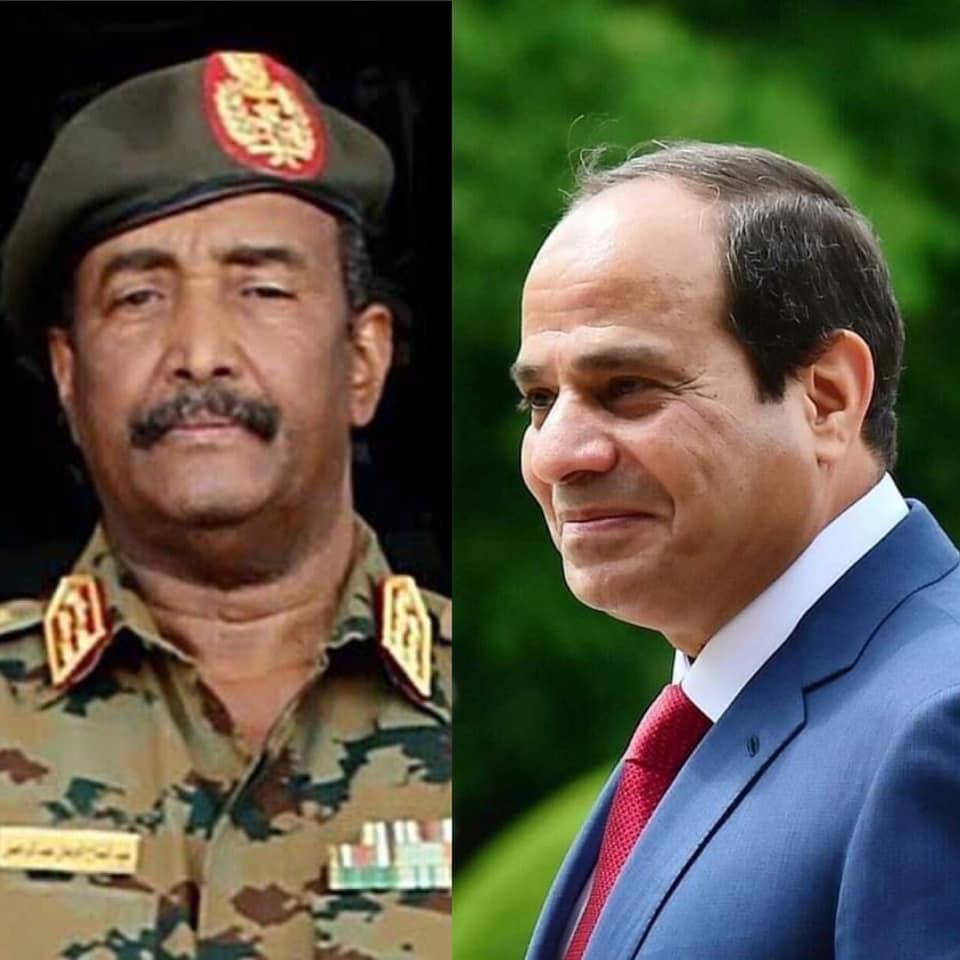الرئيس عبد الفتاح السيسي يهنئ رئيس المجلس العسكري الانتقالي السوداني بحلول عيد الفطر المبارك