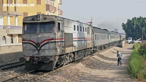 مصرع فتاة أسفل عجلات قطار فوة بكفر الشيخ