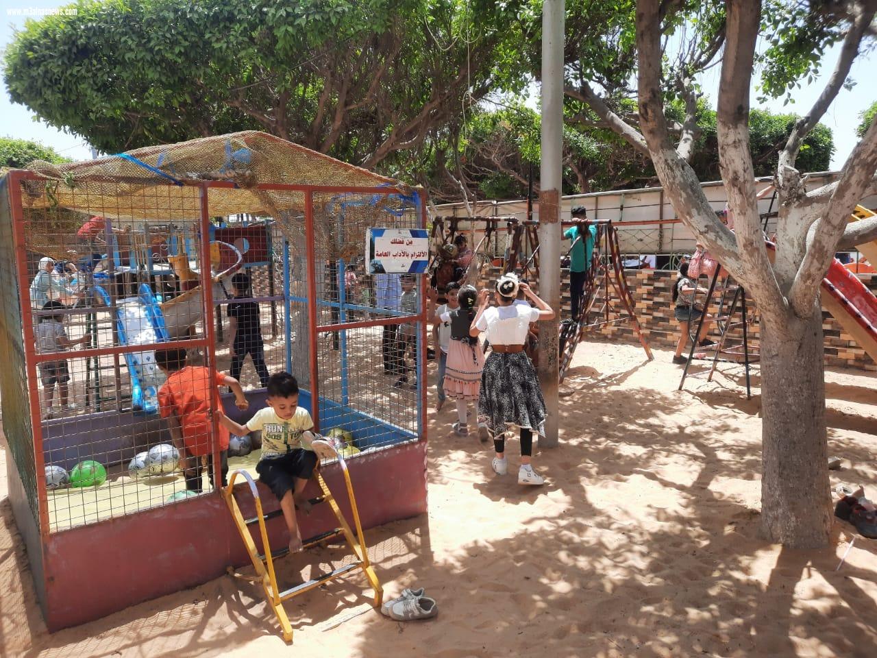 إقبال كبير على الحدائق والرحلات النيلية في ثاني أيام العيد بكفر الشيخ