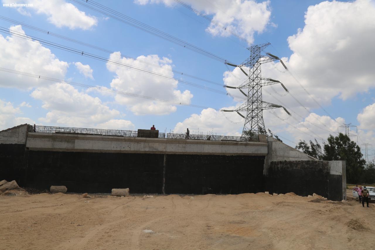 محافظ كفر الشيخ يتفقد انشاء طريق كفر الشيخ دسوق المزدوج