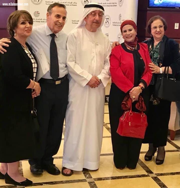 صالون دكتورة سهير الغنام الثقافي الأدبي الفني بالإمارات أبوظبي ينعى سعادة الدكتور محمد سعيد القدسي 