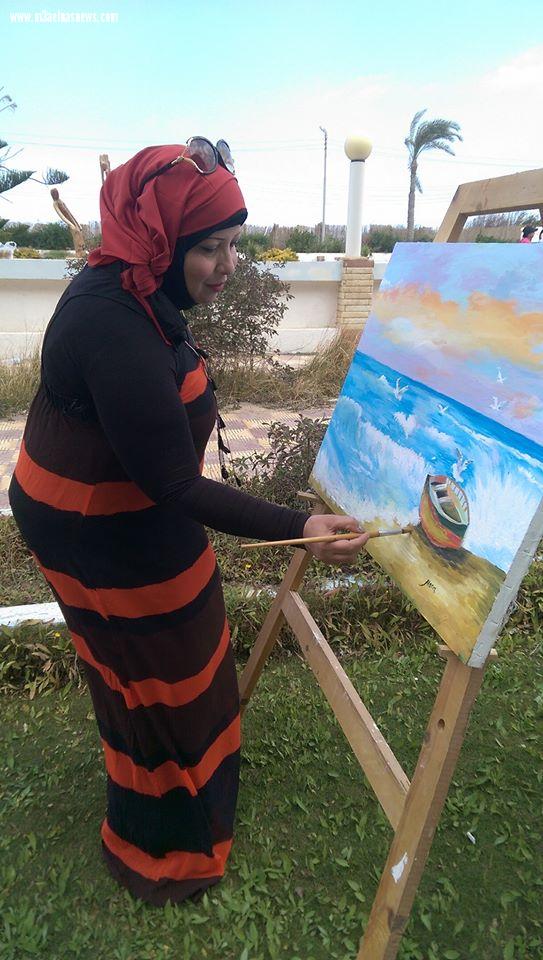 برعاية ياسين متولى المستشار القانونى لرابطة الصحفيين بكفر الشيخ.. ختام ملتقى الفنون التشكيلية الأول ببلطيم