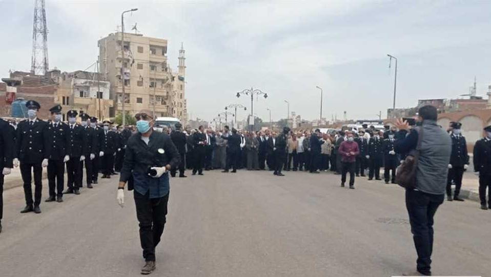 تشييع مهيب لجثمان الشهيد محمد فوزي الحوفي