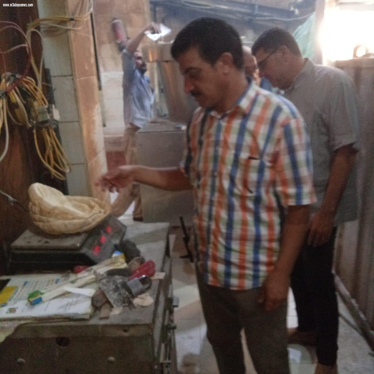 تموين كفر الشيخ ضبط طن و700 كيلو دقيق مدعم داخل مخبز بلدي في بيلا