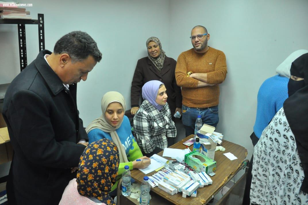 قافلة بيطرية لجامعة كفر الشيخ بالتعاون مع الصحة والطب البيطري وصندوق مكافحة الإدمان إلى مطوبس ضمن مبادرة 