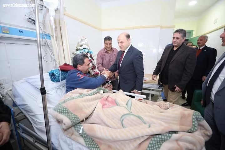 دعوات مجلس إدارة جريدة وبرنامج مع الناس بالشفاء العاجل للدكتور علاء جوده وكيل وزارة التربية والتعليم بكفر الشيخ