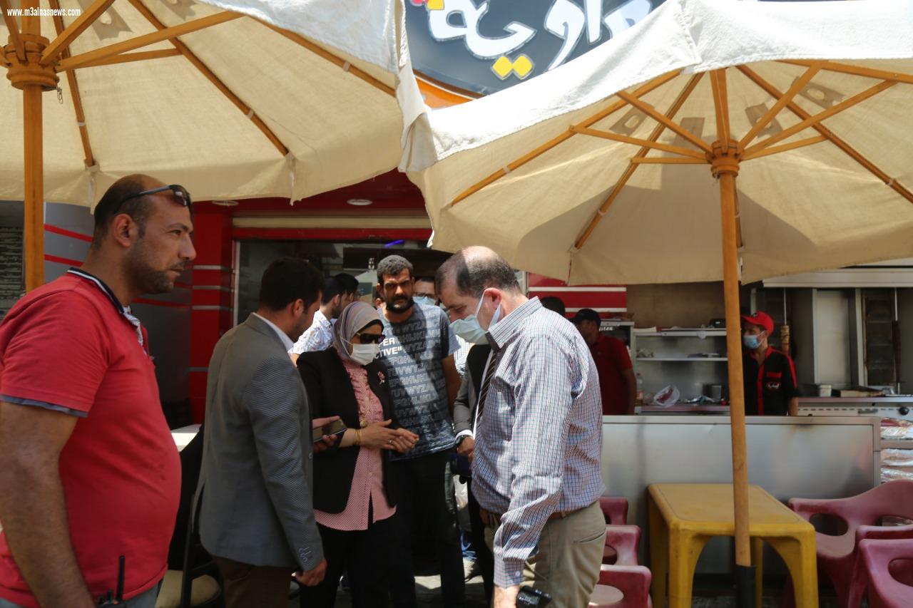 ماضى ومبروك ...  يقودان حملة على الأسواق وتحرير ٤١٢ محضراً متنوعاً بكفر الشيخ