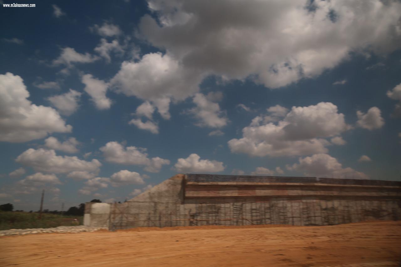 محافظ كفر الشيخ يتفقد انشاء طريق كفر الشيخ دسوق المزدوج