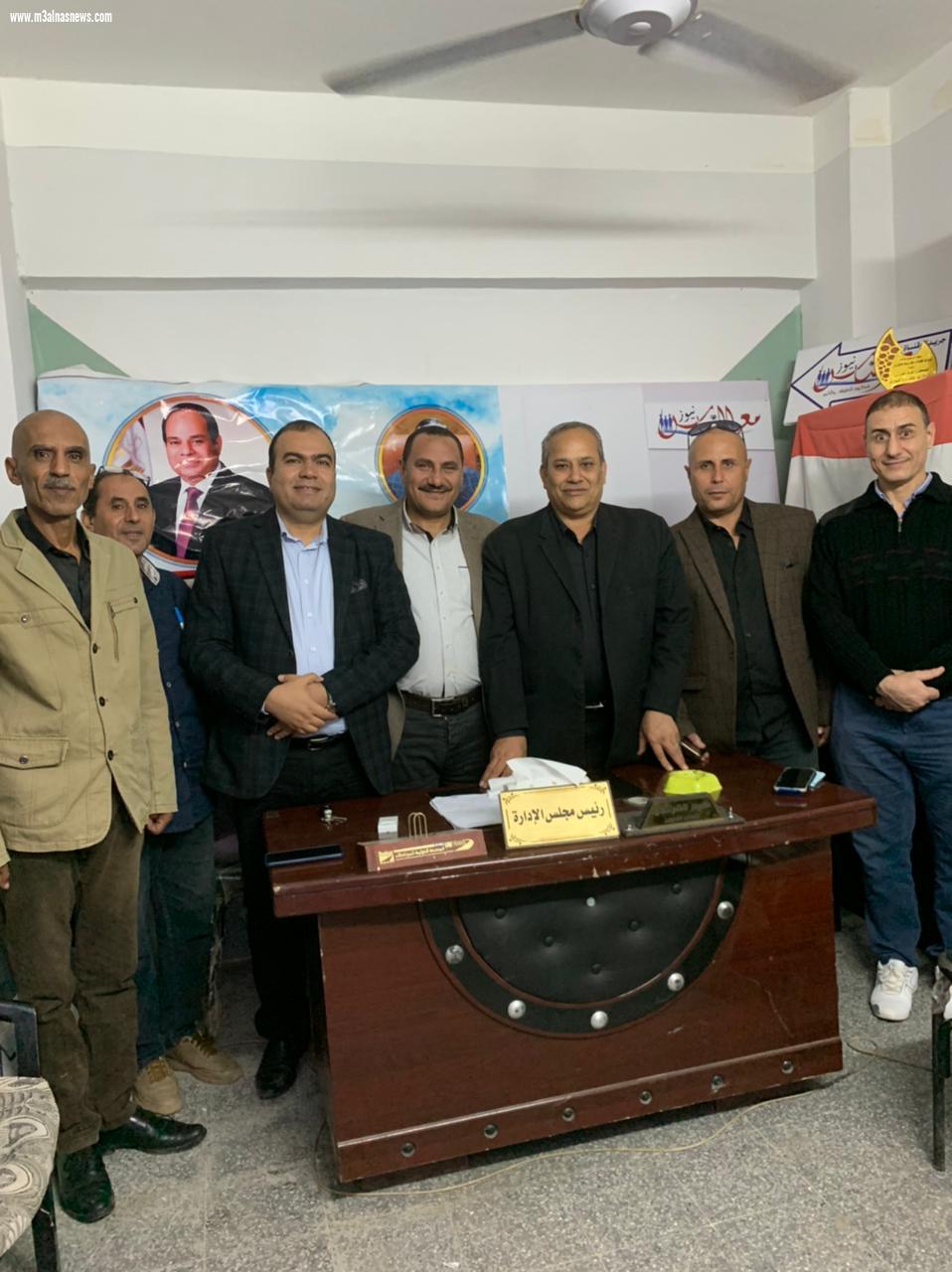 مجلس إدارة مع الناس يوافق على فتح مكتب للجريدة بمحافظة الغربية بقيادة المستشار عماد شلبى