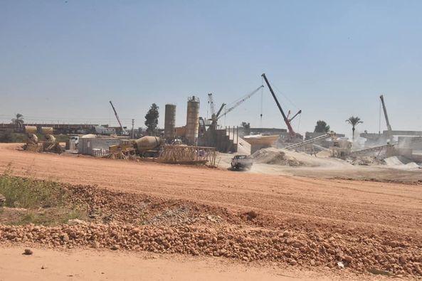  1.7 مليار جنيه تكلفة  مشروع محور ديروط الحر و محافظ أسيوط  يتفقد أعمال تنفيذ