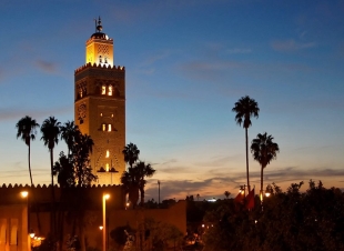 جامع الكتيبة  من اهم المعالم الاسلامية بمراكش