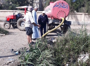 رصف عدد من الطرق ورفع المخلفات ورفع كفاءة الانارة بمدن كفر الشيخ 