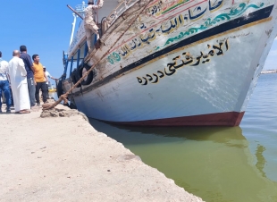 وفاة صياد من برج البرلس على ظهر مركب صيد بمياة البحر المتوسط