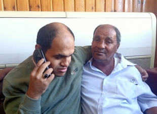 عودة ابن كفيف لوالده بعد 21 عاماً من فقدانه بكفر الشيخ