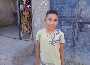 طفل يعثر على دانة مدفع هاون من مخلفات الحرب بكفر الشيخ