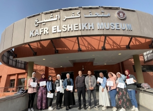 عقد دورات تدريبية لاستخدام الحاسب الآلي في علم الآثار والاحتفال باليوم الدولي للرياضة بكفر الشيخ