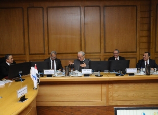 رئيس جامعة كفر الشيخ يترأس لجنة اختيارعميد كلية التجارة