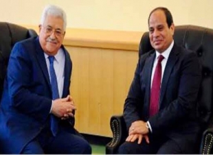 الرئيس عبد الفتاح السيسي يهنئ الرئيس الفلسطيني محمود عباس بحلول عيد الفطر المبارك