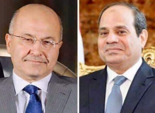 الرئيس عبد الفتاح السيسي يتلقى اتصالا هاتفيا من الرئيس العراقي برهم صالح يهنئه بحلول عيد الفطر المبارك