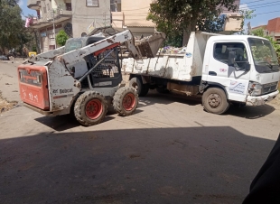 حملات نظافة ورفع كفاءة الإنارة وإزالة الإشغالات بـ 6 مدن ومراكز بكفر الشيخ