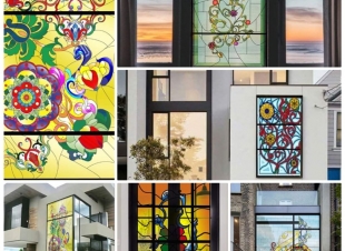 طلاب تطبيقية جامعة حلوان يطلقون عنان الابداع في تصميم واجهات معمارية بالزجاج